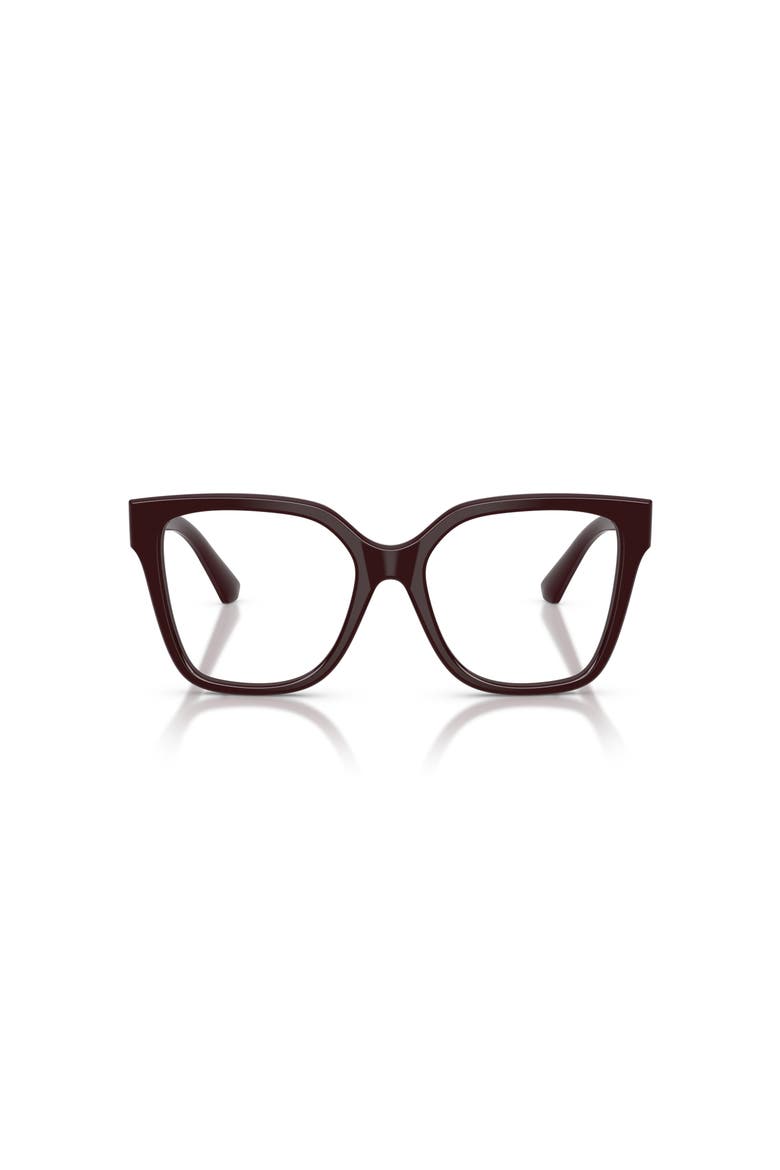 51mm Square optical glasses, Alternate, color, Red