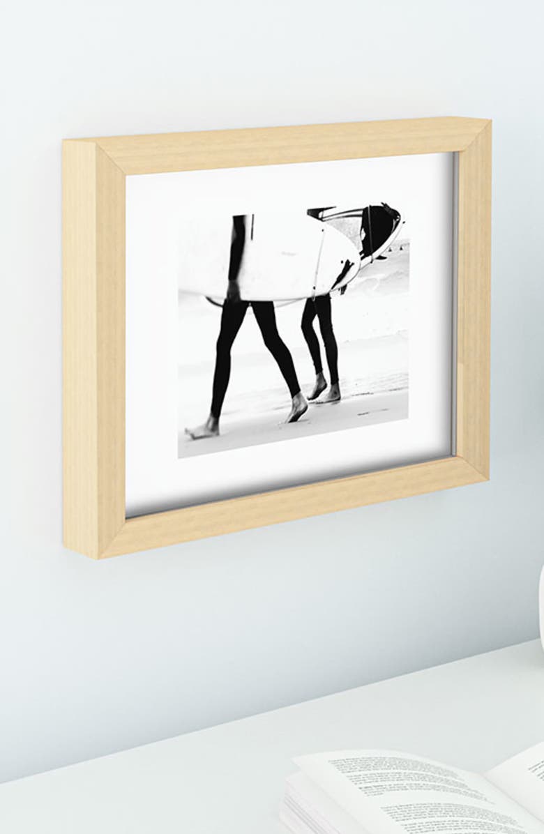 Deny Designs Ingrid Beddoes - Catch a Wave Framed Art Print, Alternate, color, Black-White