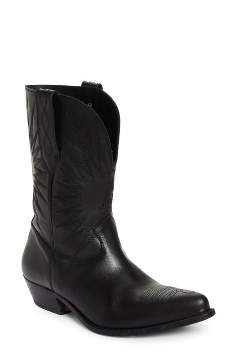 Wish Star Pointed Toe Western Boot (Men)