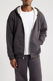 BP. Waffle Lined Full Zip Hoodie