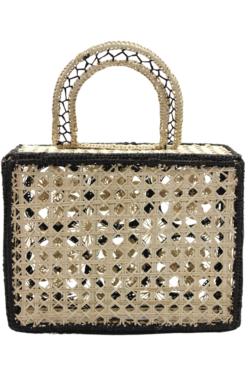 Amazónica Siena Handbag, Alternate, color, Beige / Black