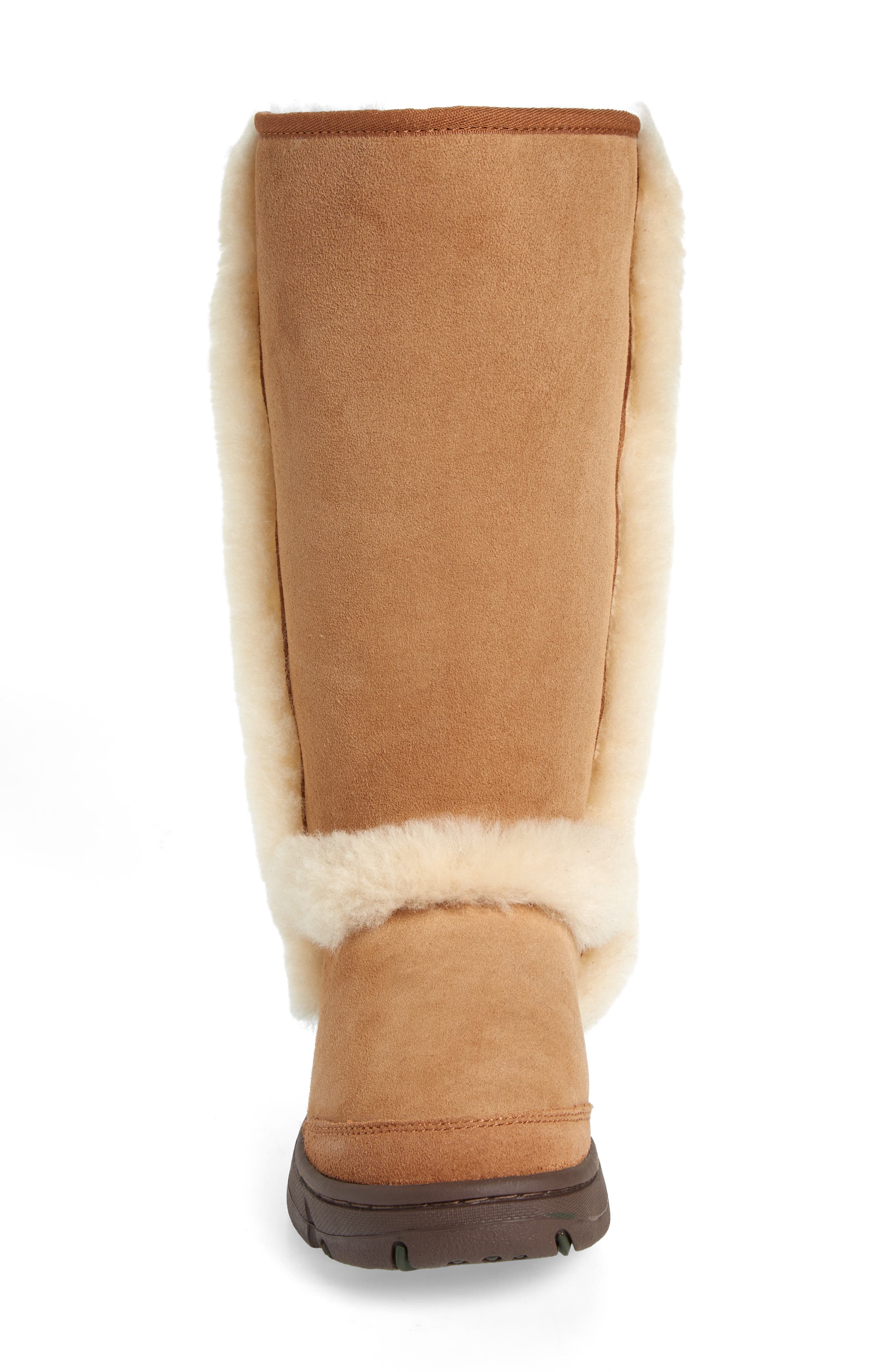 Sunburst Genuine Shearling Tall Boot, Alternate, color, CHE