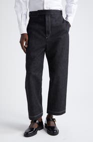 Thom Browne Unconstructed Straight Leg Jeans