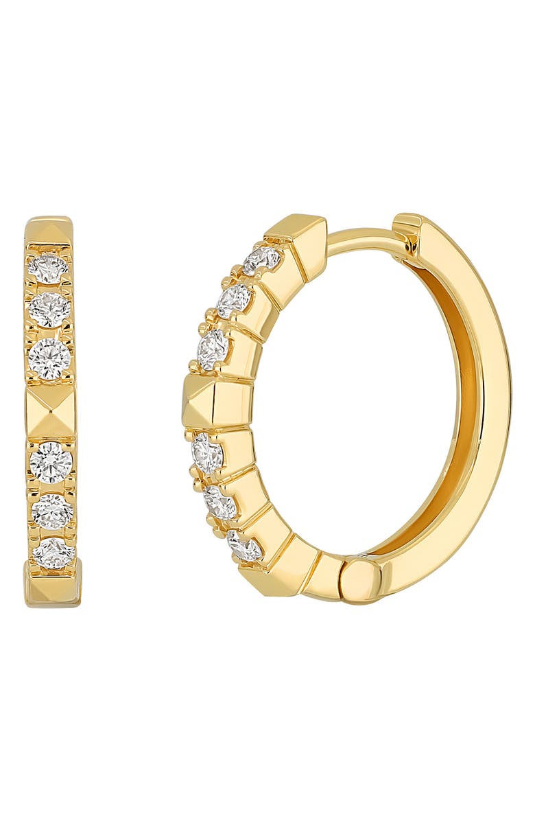 Bony Levy Aviva Diamond Huggie Hoop Earrings, Main, color, 