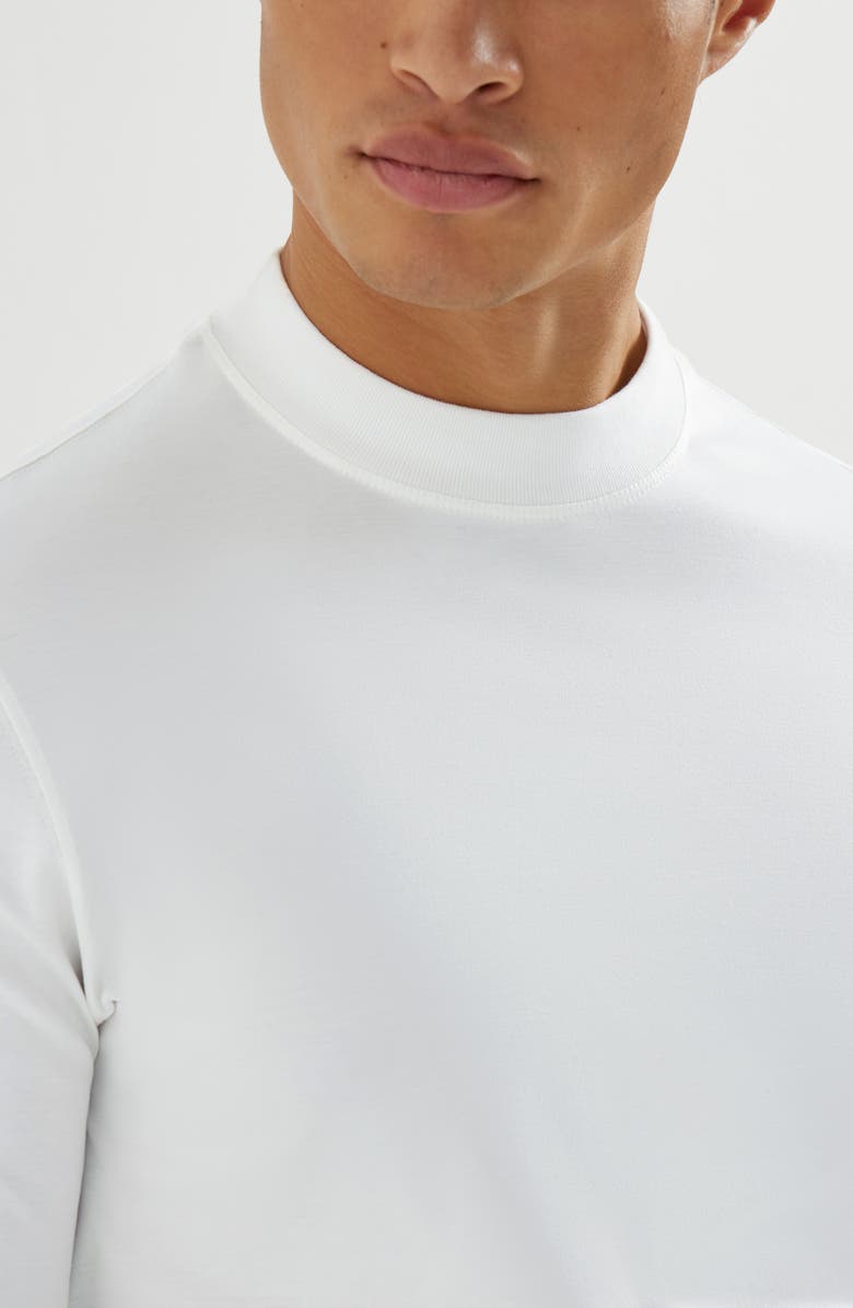 Brunello Cucinelli Jersey T-shirt, Alternate, color, Off-White