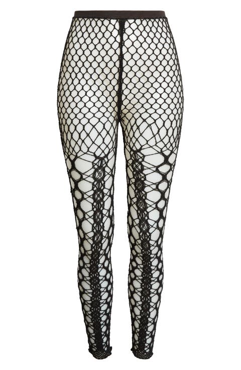 Cotton & Nylon Lace Leggings