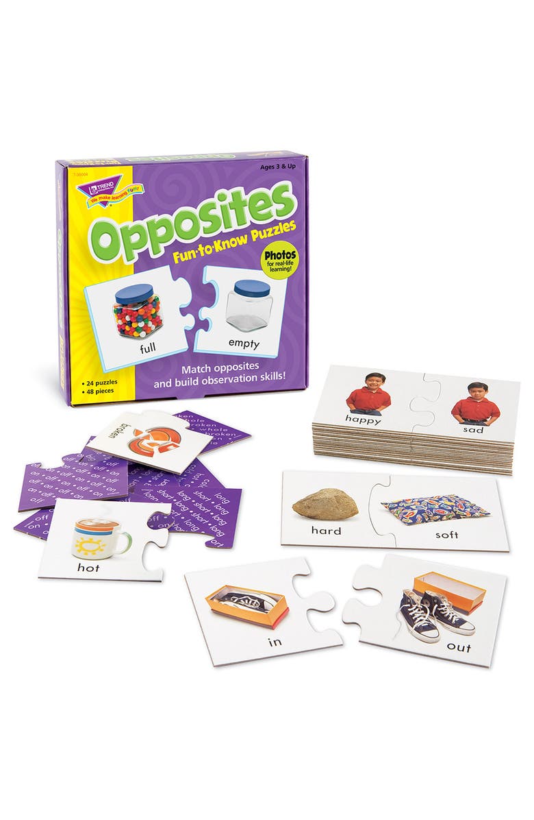TREND enterprises, Inc. XTrend Enterprises Opposites Puzzle Set, Alternate, color, Multicolored