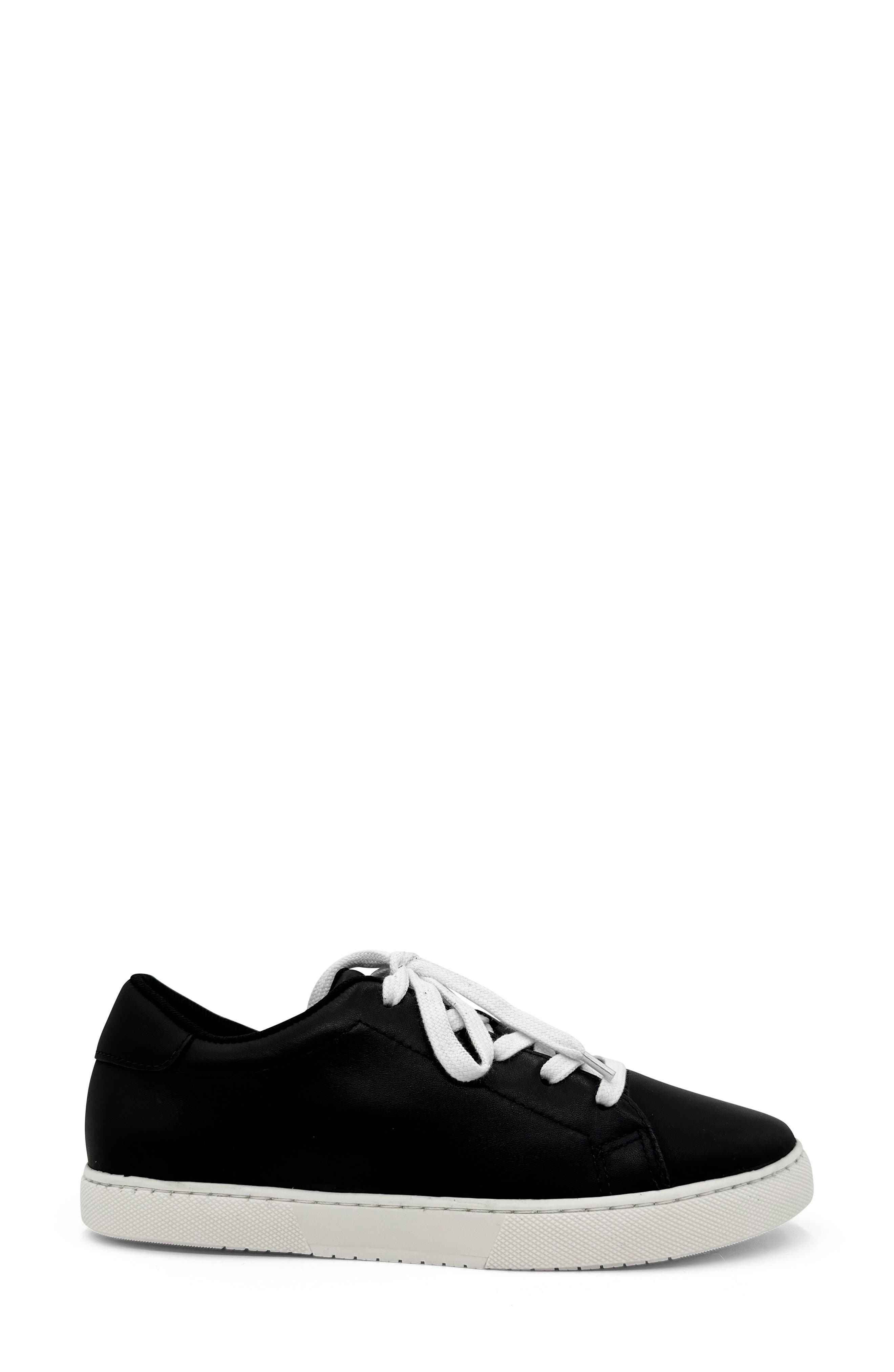 CHELSEA CREW U-Turn Sneaker, Alternate, color, Black Leather