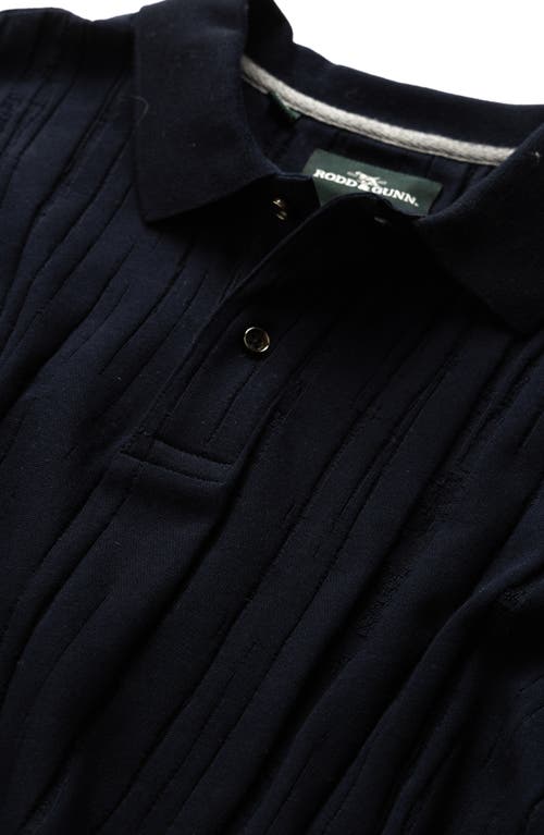 Rodd & Gunn Balclutha Rib Polo In Blue