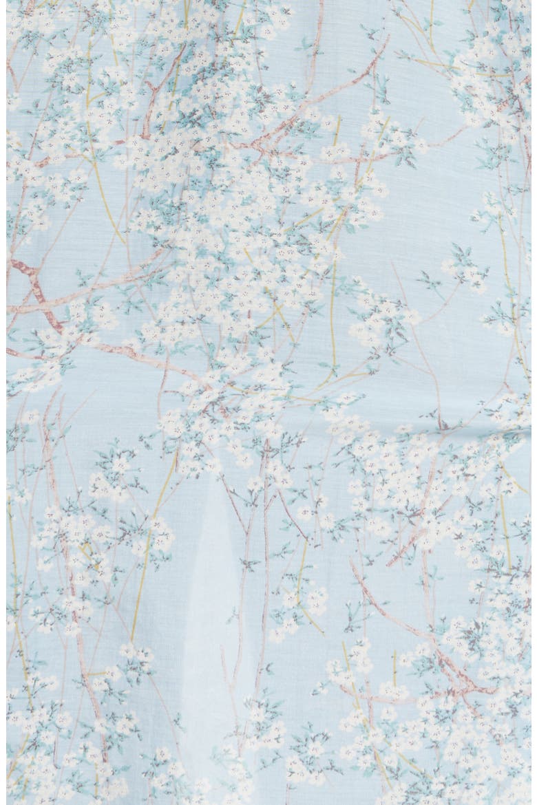 Cherry Blossom Nightgown, Alternate, color, BLUE