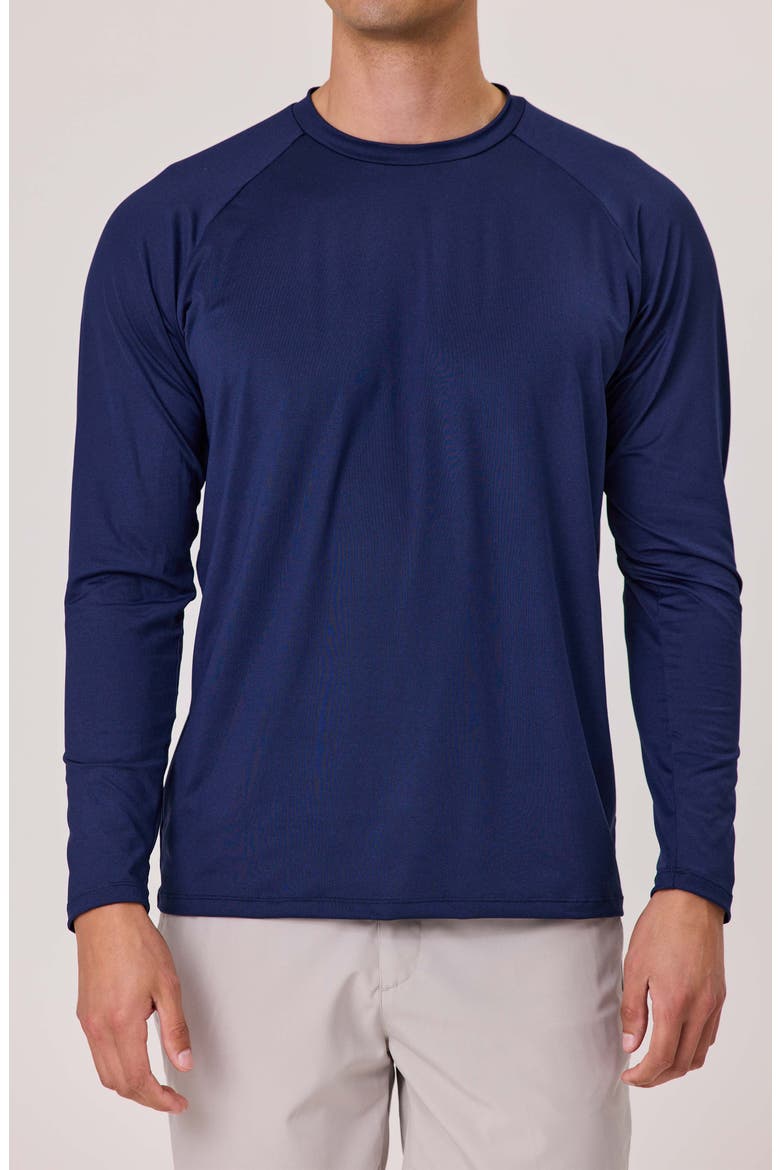 Men's Long Sleeve Outbound Tee, Alternate, color, Heritage Navy