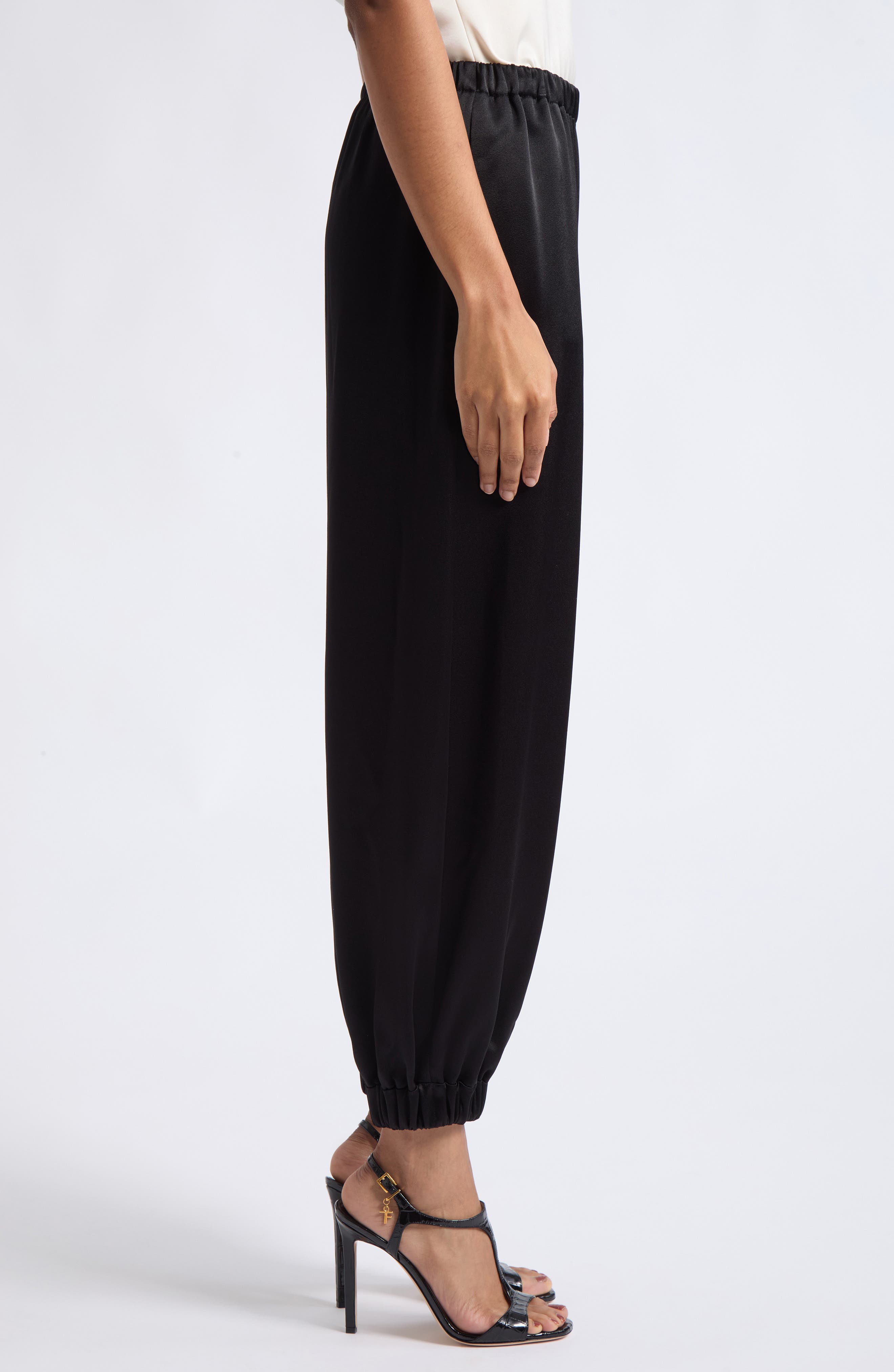 ALICE + OLIVIA Declan Pull On Satin Balloon Pants (Women) | Nordstrom