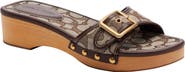 COACH Margot Signature Jacquard Slide Sandal