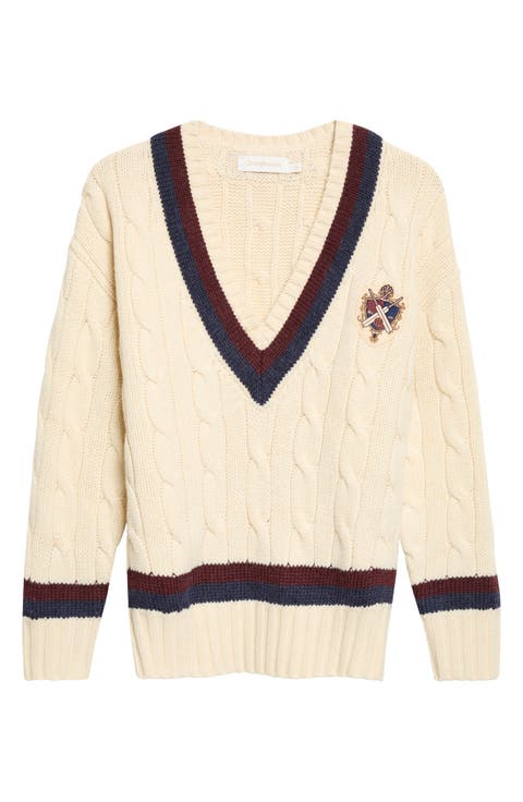 Valiant Wool Cable Stitch Sweater