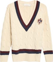Zimmermann Valiant Wool Cable Stitch Sweater