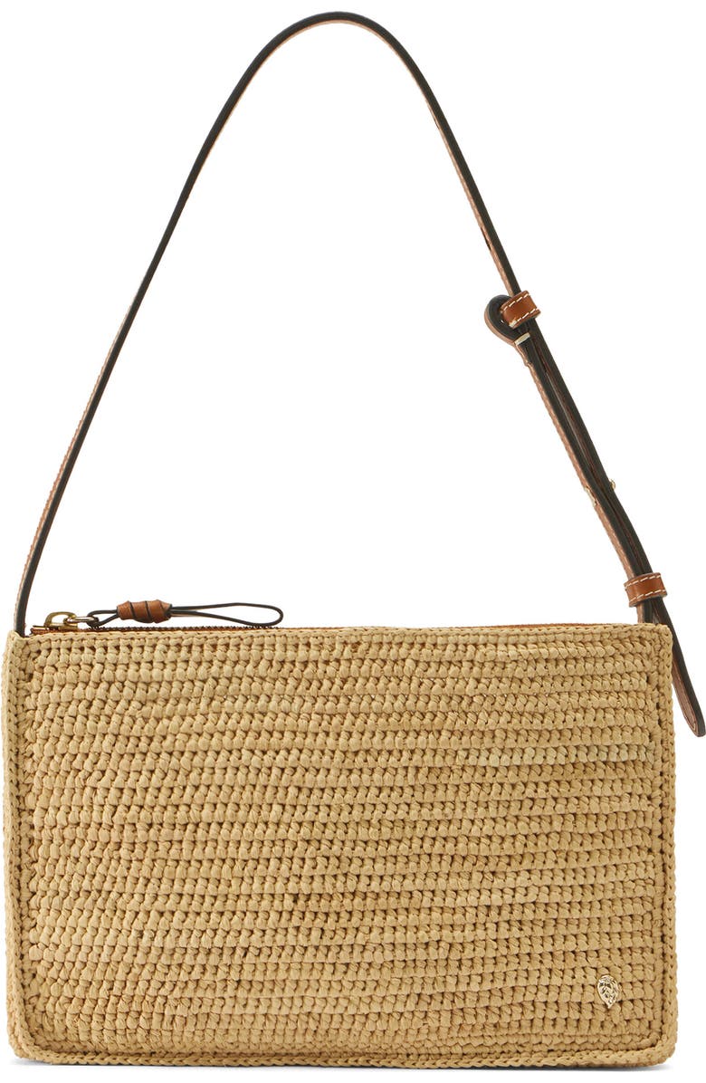 Helen Kaminski Kumana Raffia Shoulder Bag, Main, color, Natural