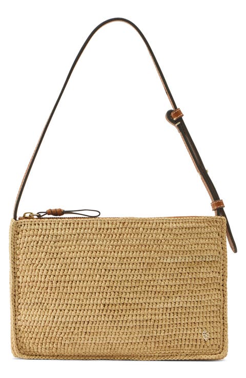 Kumana Raffia Shoulder Bag