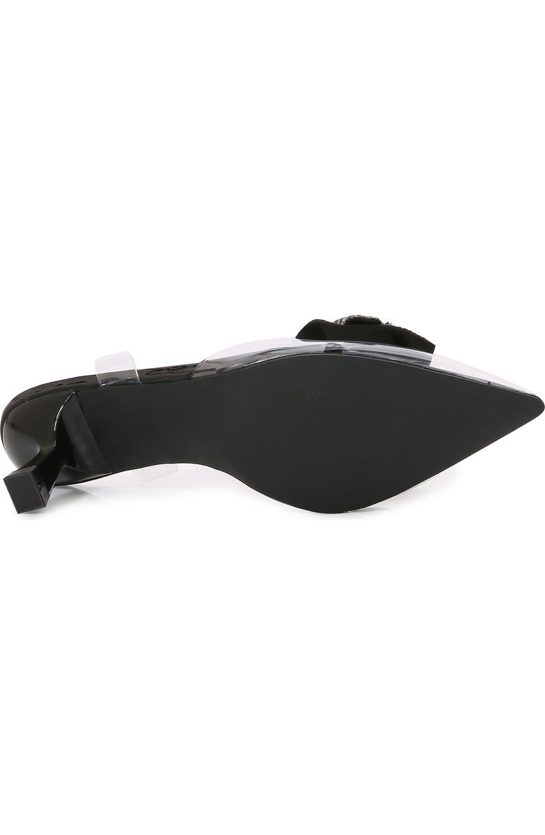BERNESS Ninetta Clear Kitten Heel Pump, Alternate, color, Black