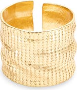 Karine Sultan Chainmail Cuff Bracelet