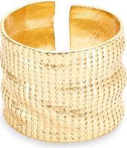 Karine Sultan Chainmail Cuff Bracelet