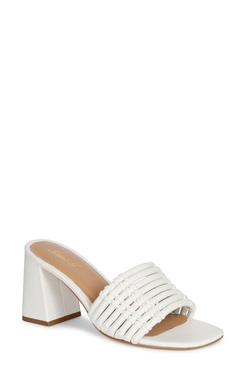 Bethany Block Heel Slide Sandal (Women)