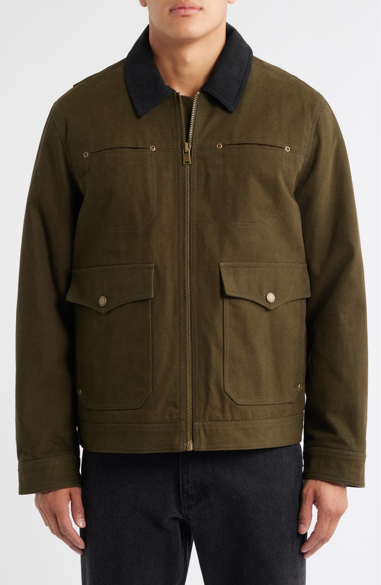 Pendleton Carson City Ranch Coat, Alternate, color, Dark Olive