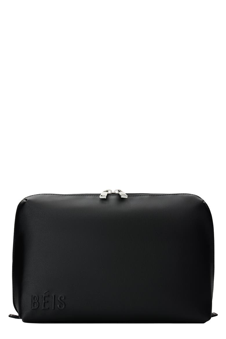The Large Cosmetics Pouch, Main, color, BLACK