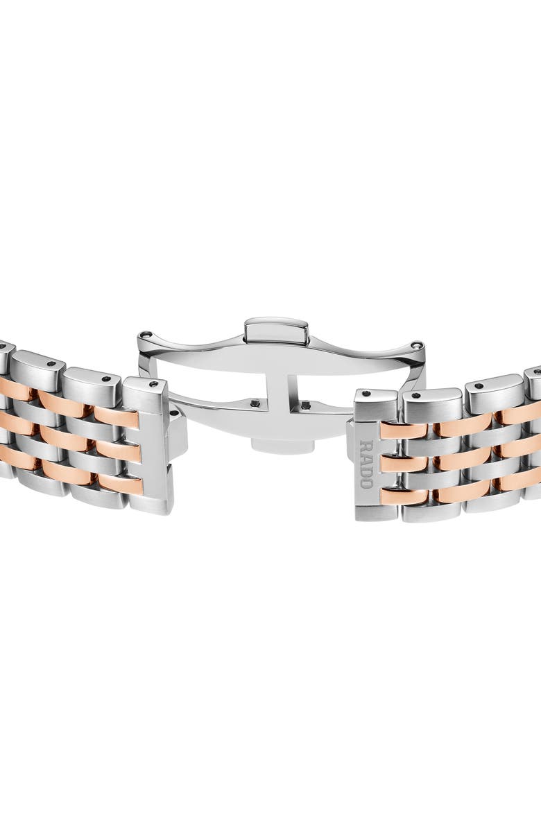 RADO Florence Automatic Bracelet Watch, 39mm, Alternate, color, Black