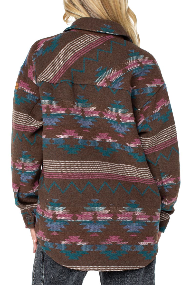 Overlander Quilted Shirt Jacket, Alternate, color, CHESTNUT