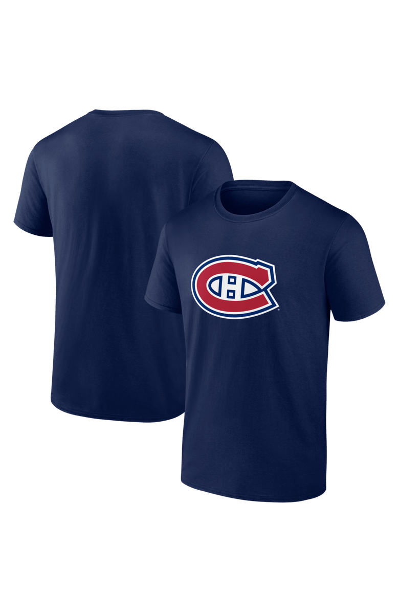 Logo Athletic Men's Logo Athletic  Navy Montreal Canadiens Essential T-Shirt, Main, color, Navy