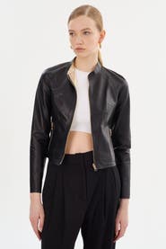 LAMARQUE CHAPIN | Reversible Leather Bomber