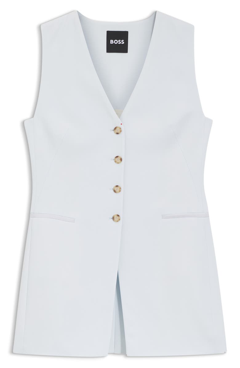BOSS Julinial Vest, Main, color, Pale Lagoon