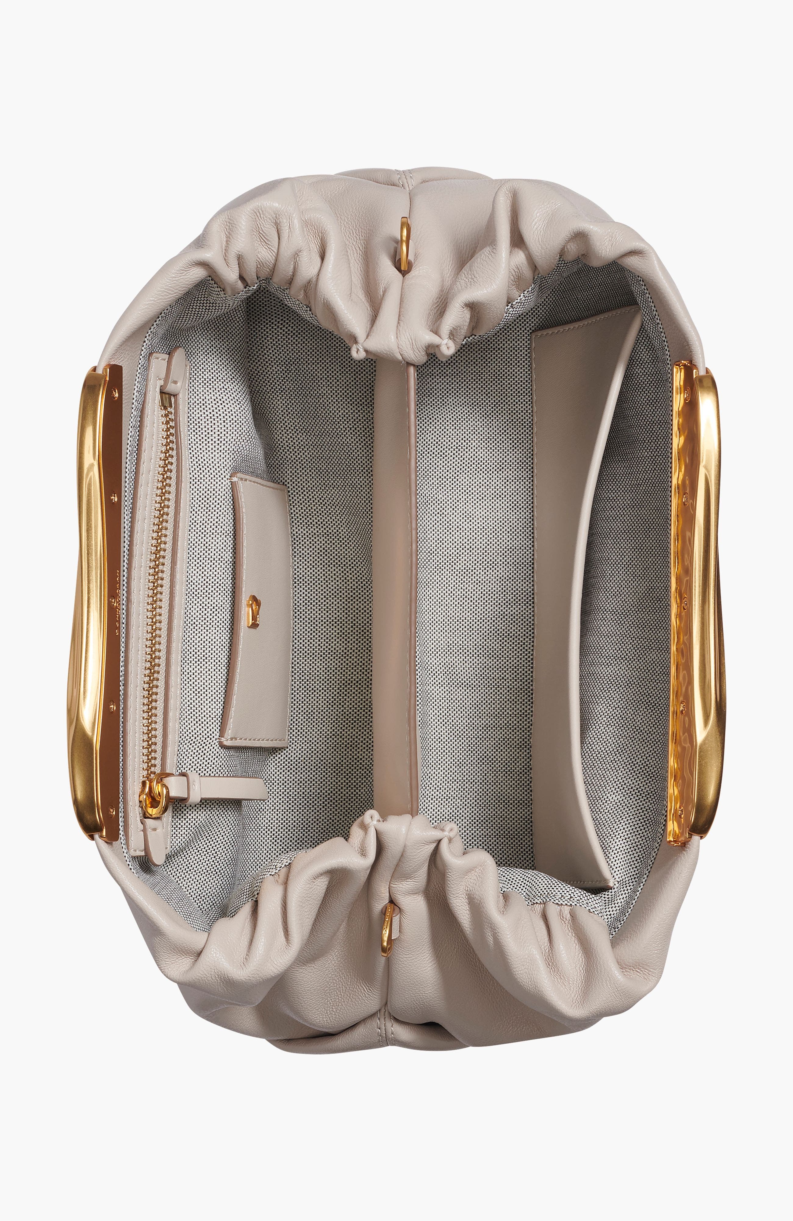 Poplin Clutch, Alternate, color, Sand