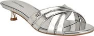 Calvin Klein Gabbie Kitten Heel Slide Sandal
