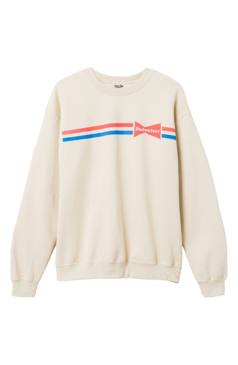Bud Stripe Graphic Sweatshirt