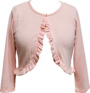 Ava & Yelly Ruffle Front Cardigan