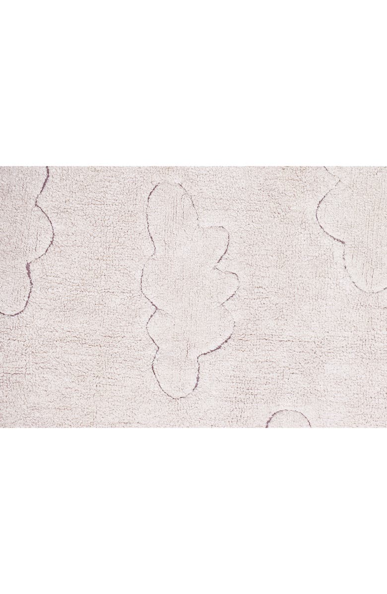 Lorena Canals RugCycled Clouds Washable Cotton Blend Rug, Alternate, color, Natural Rugcycled Yarn