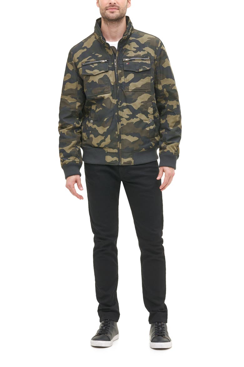 Performance Bomber Jacket, Alternate, color, CAMOUFLAGE