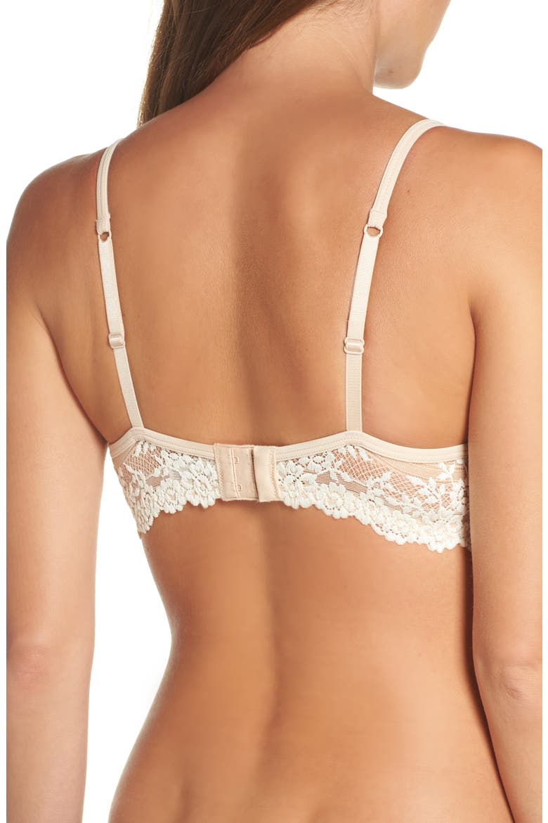 Embrace Lace® Push-Up Bra, Alternate, color, NATURAL NUDE