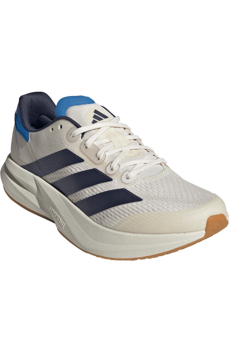 adidas Duramo Speed 2 Sneaker, Main, color, Chalk White/ Navy/ Ray Blue