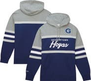 Mitchell & Ness Men's Mitchell & Ness Navy Georgetown Hoyas Head Coach Pullover Hoodie