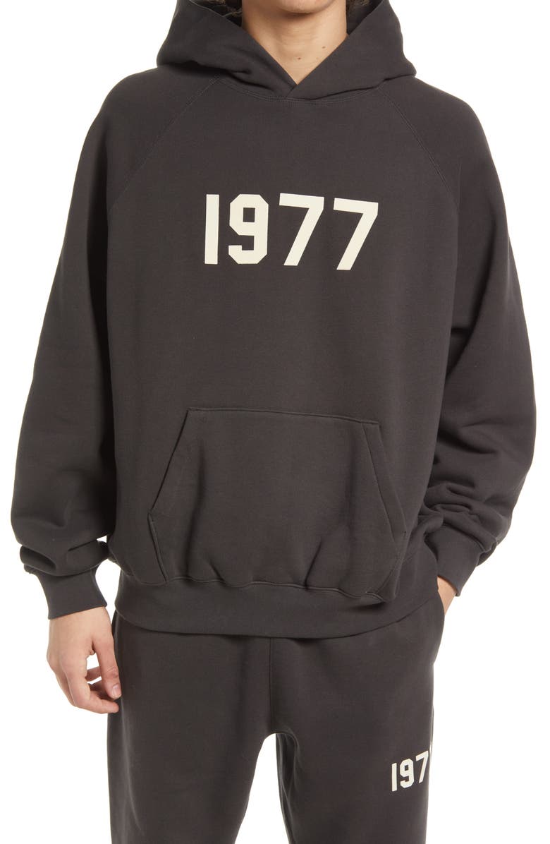 Fear of God Essentials 1977 Cotton Blend Hoodie, Main, color,