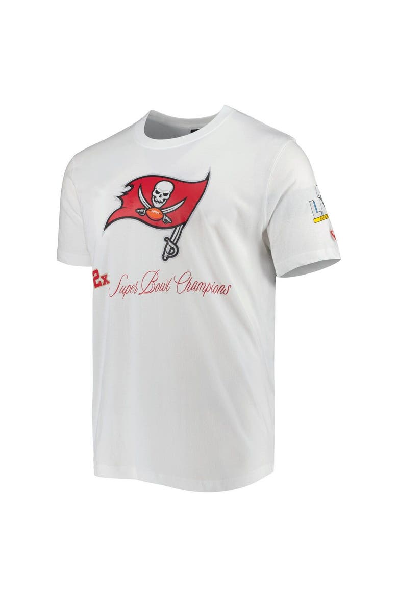 Men's New Era White Tampa Bay Buccaneers Historic Champs T-Shirt, Alternate, color, White