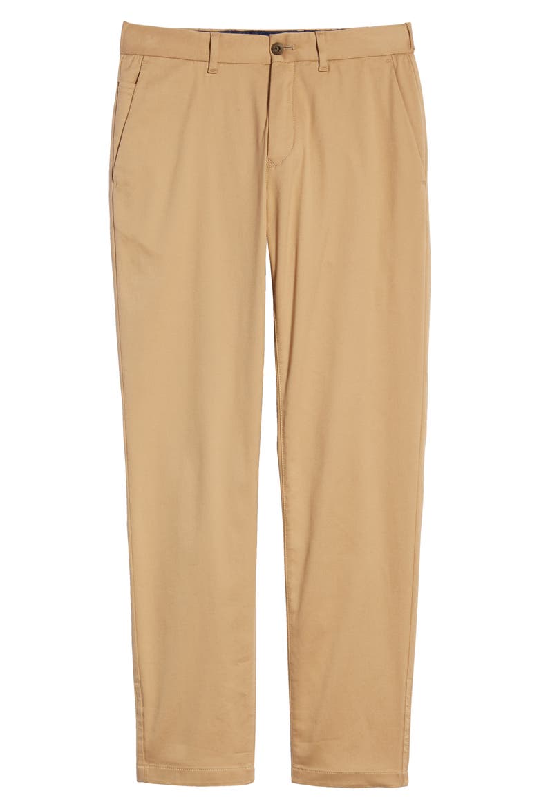 Tapered Tech Twill Slim Fit Chino Pants, Alternate, color, BEIGE