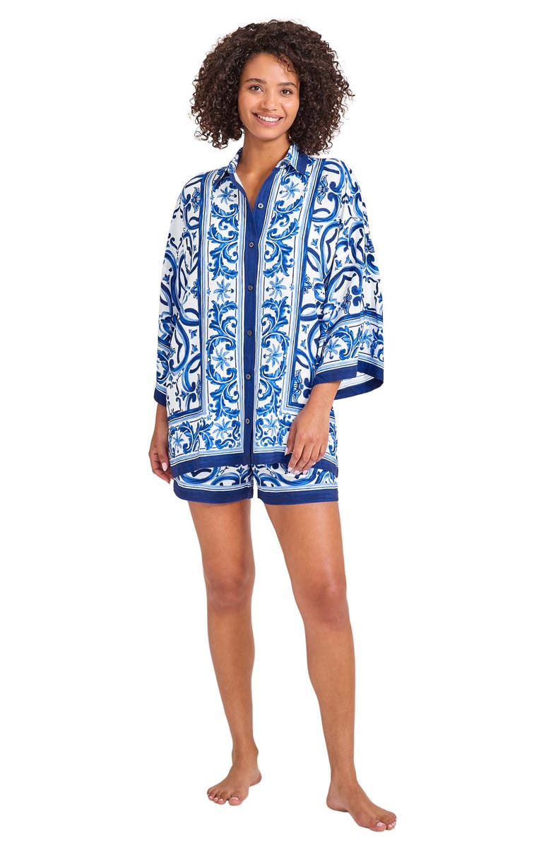 Tommy Bahama Terrazzo Tile Cover-Up Tunic, Alternate, color, 
