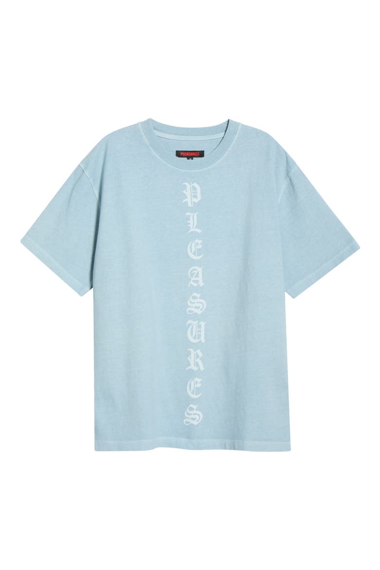 Knight Overdye Graphic Logo T-Shirt, Alternate, color, POWDER BLUE