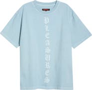 PLEASURES Knight Overdye Graphic Logo T-Shirt
