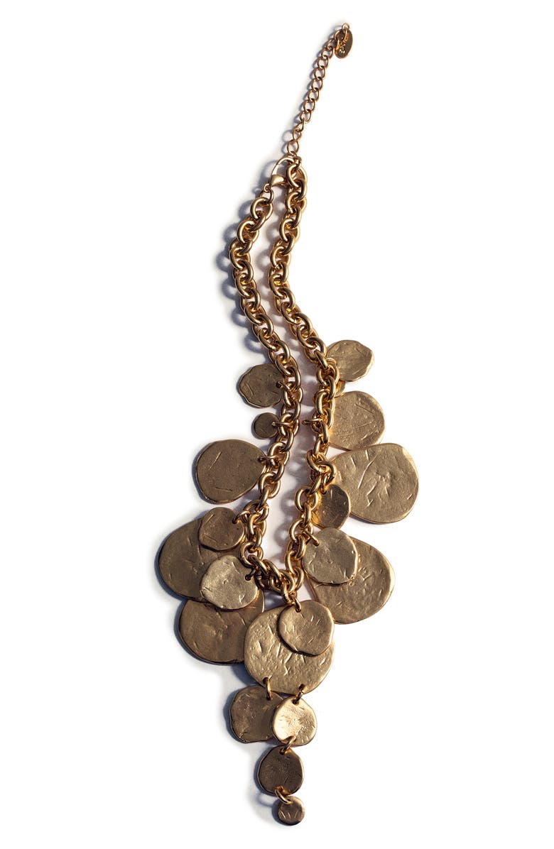 MANGO Coin Waterfall Necklace, Alternate, color,