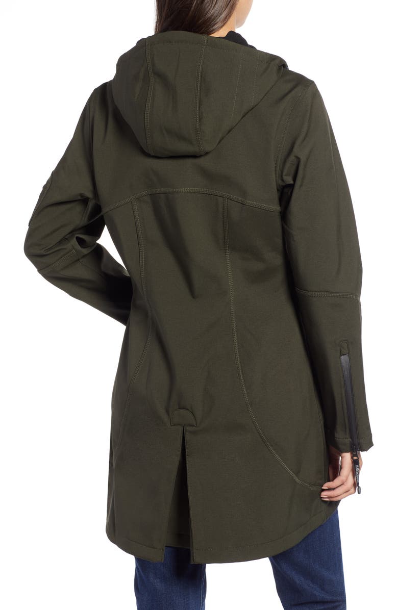 Ilse Jacobsen Rain 7 Hooded Water Resistant Coat, Alternate, color, 