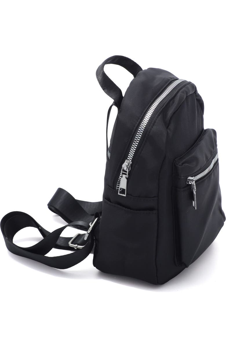 Adornia Black Sporty Small Backpack, Alternate, color, Black
